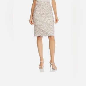 TAILORED By REBECCA TAYLOR Tweed Pencil Skirt / Size 2 /